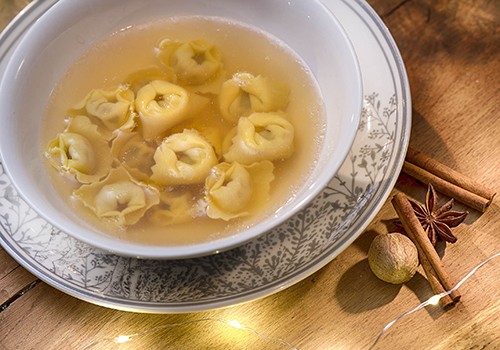 Tortellini in a Spicy Broth