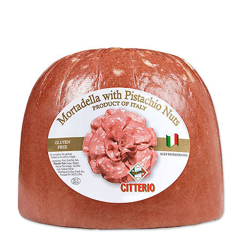 Mortadella With Pistachio 1/2 Cut Imported