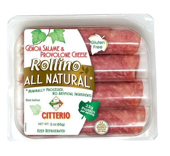 Genoa Salame & Provolone Cheese Rollino